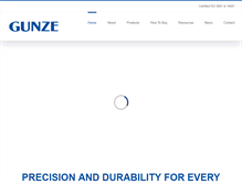 Tablet Screenshot of gunzeusa.com